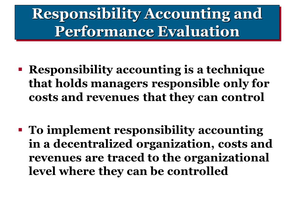 Evaluation of management accounting techniques as